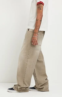 Pacsun Blake Extreme Baggy Jeans Tan