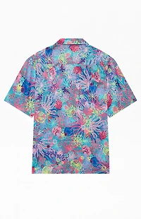 Boardies Coral Camp Shirt