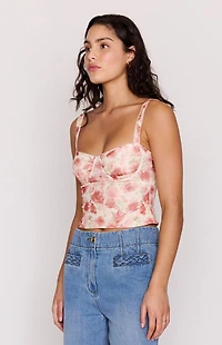 MINKPINK Camille Mesh Bustier Top
