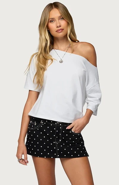 Edikted Davida Off Shoulder Top