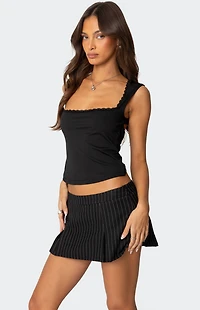 Edikted Fae Square Neck Open Back Top