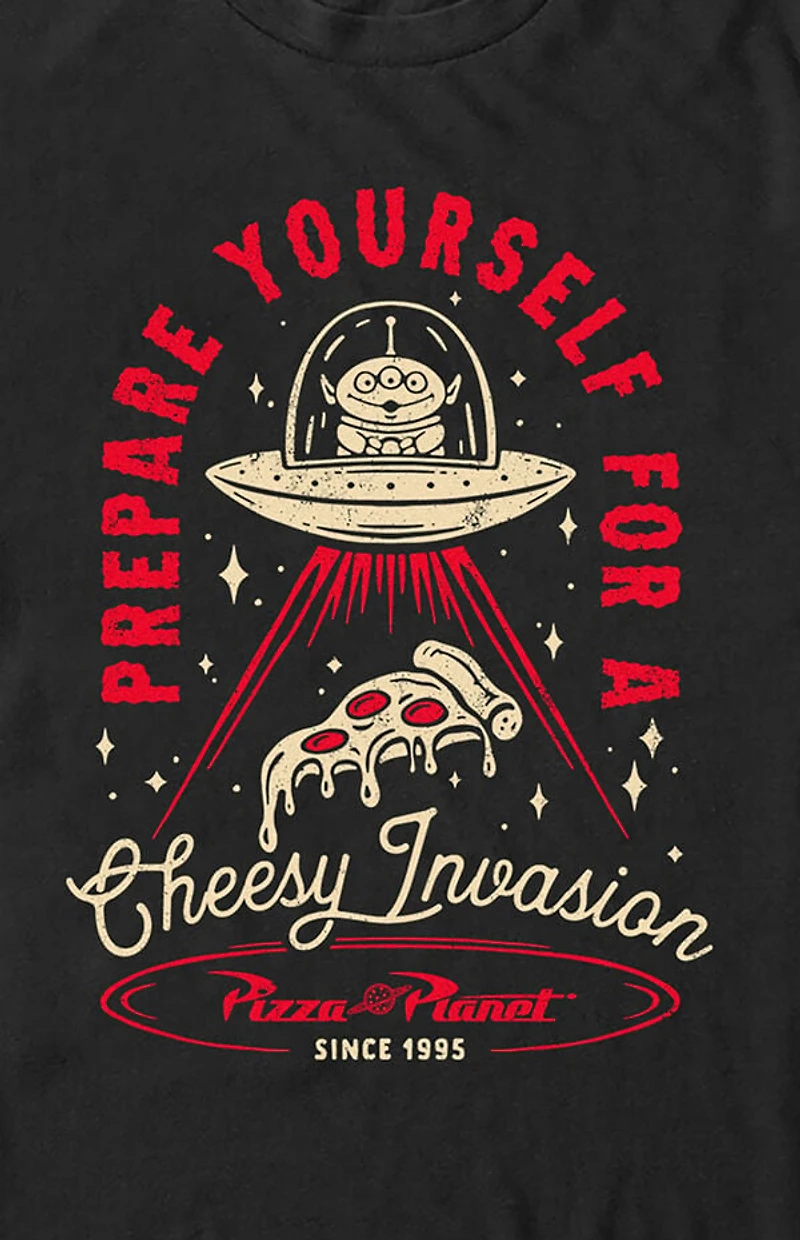 Pizza Planet Cheesy Invasion T-Shirt
