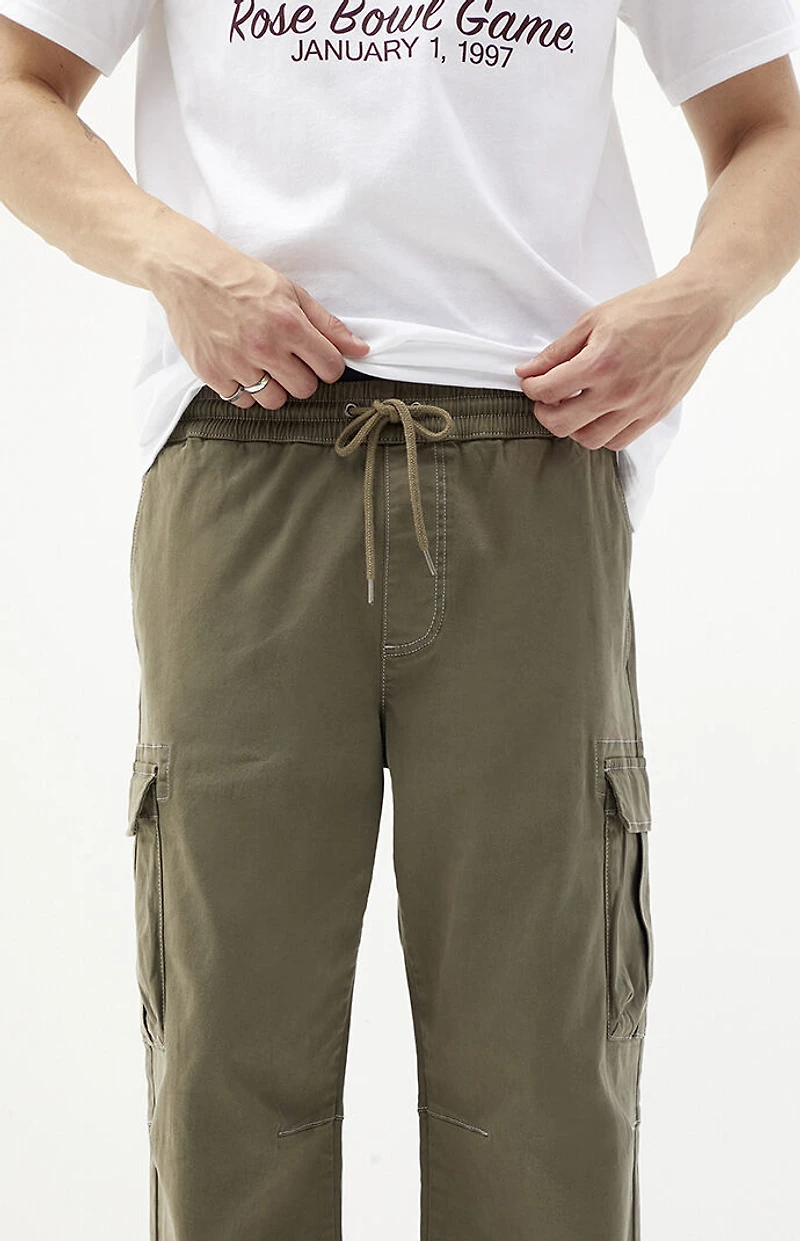 Pacsun Olive Baggy Cargo Pants
