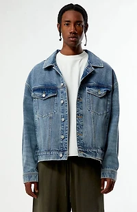 Pacsun Brooks Medium Blue Denim Jacket