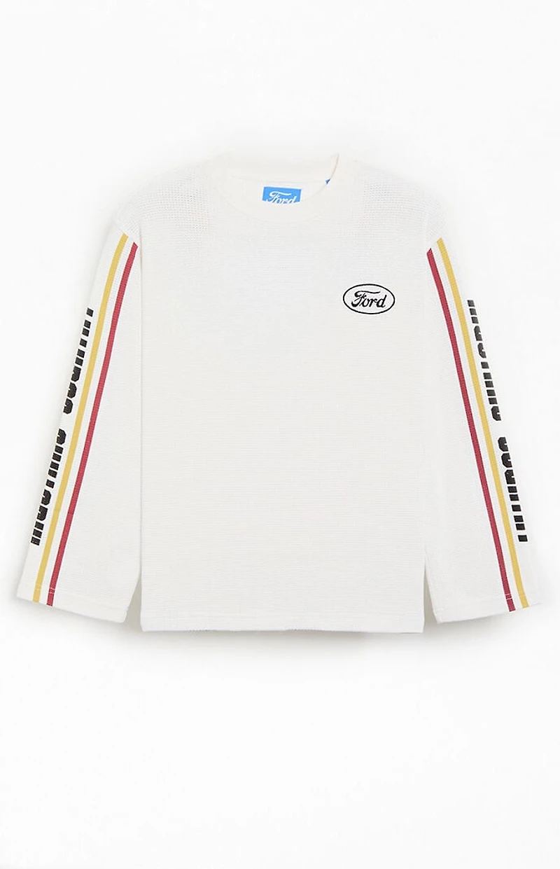 FORD Riders Long Sleeve Waffle Knit T-Shirt