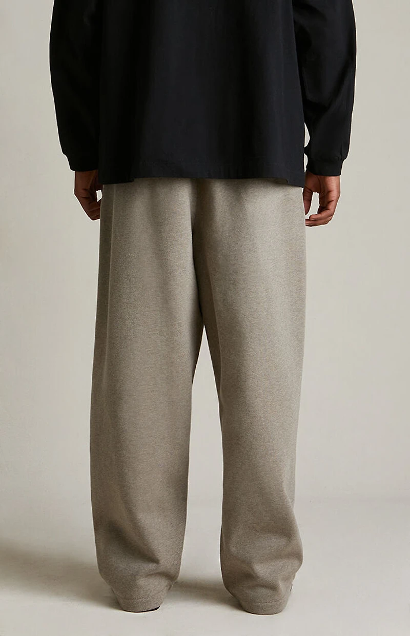 Fear of God ESSENTIALS Heather Grey University Fleece Relaxed Sweatpants
