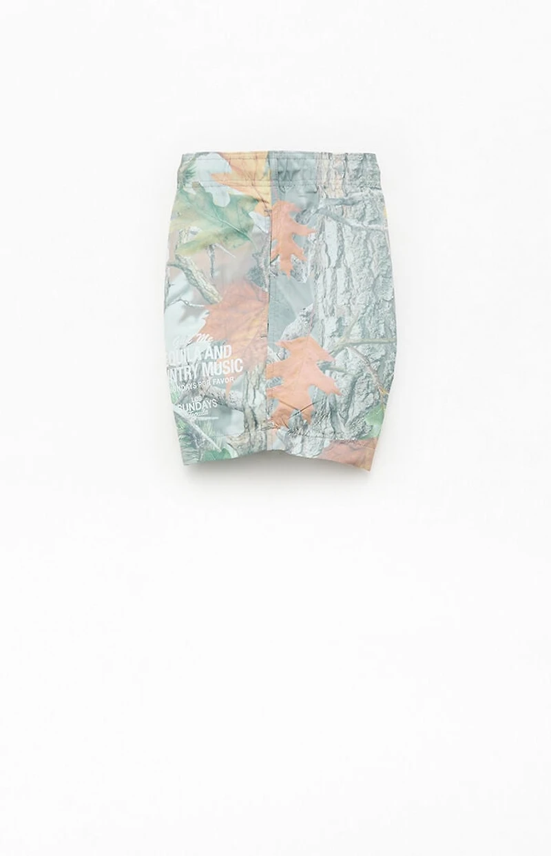 Los Sundays Tequila and Country Music Camo 5" Swim Trunks