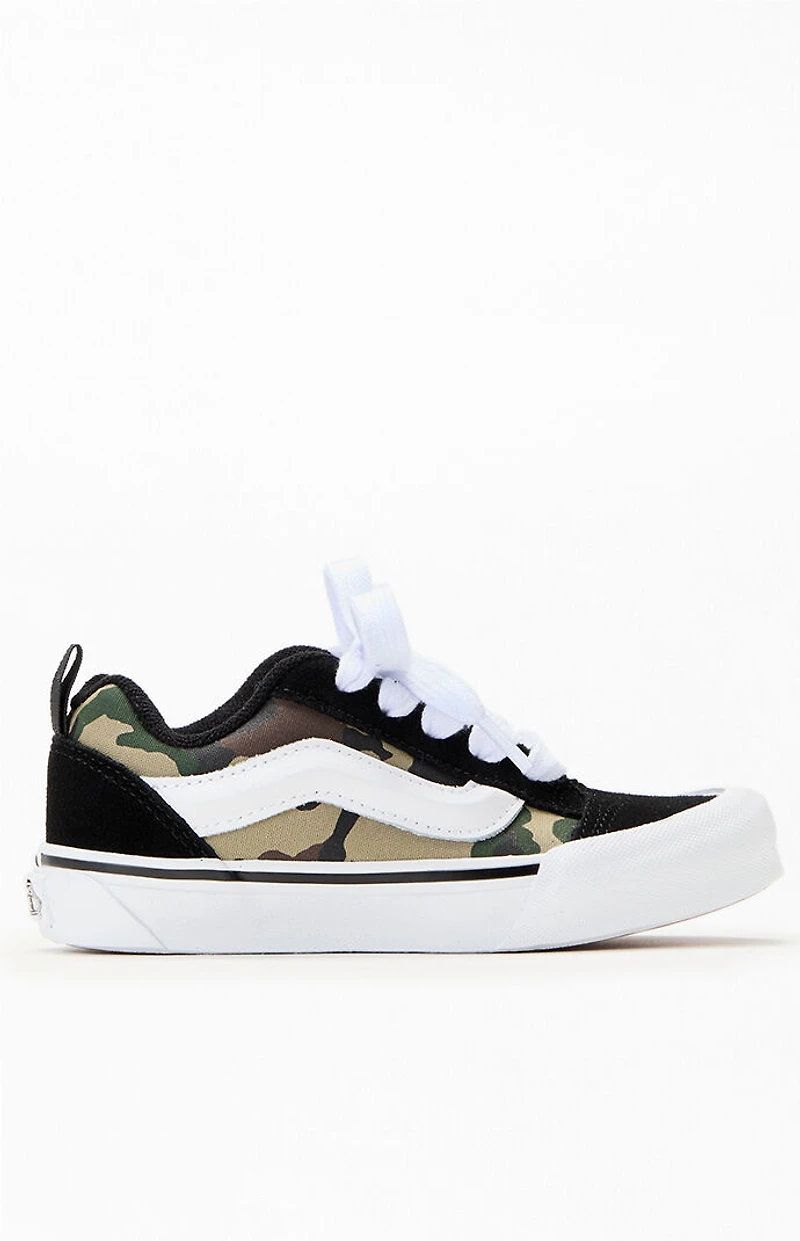 Vans Kids Black & Camo Knu Skool Shoes
