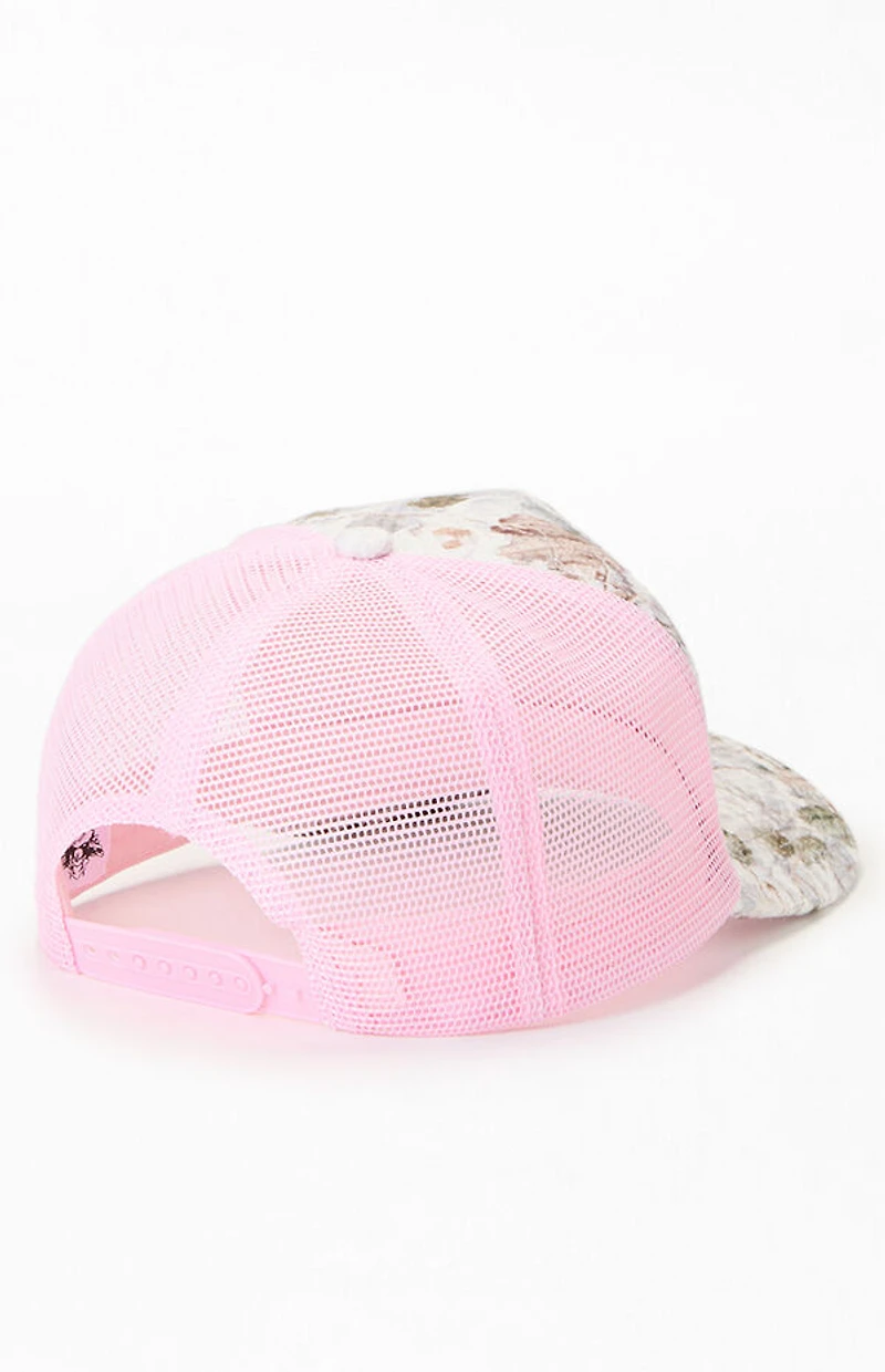 Boys Lie Camo Rose Colored Trucker Hat