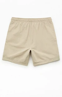 Pacsun Collegiate Solid 6.5" Swim Trunks