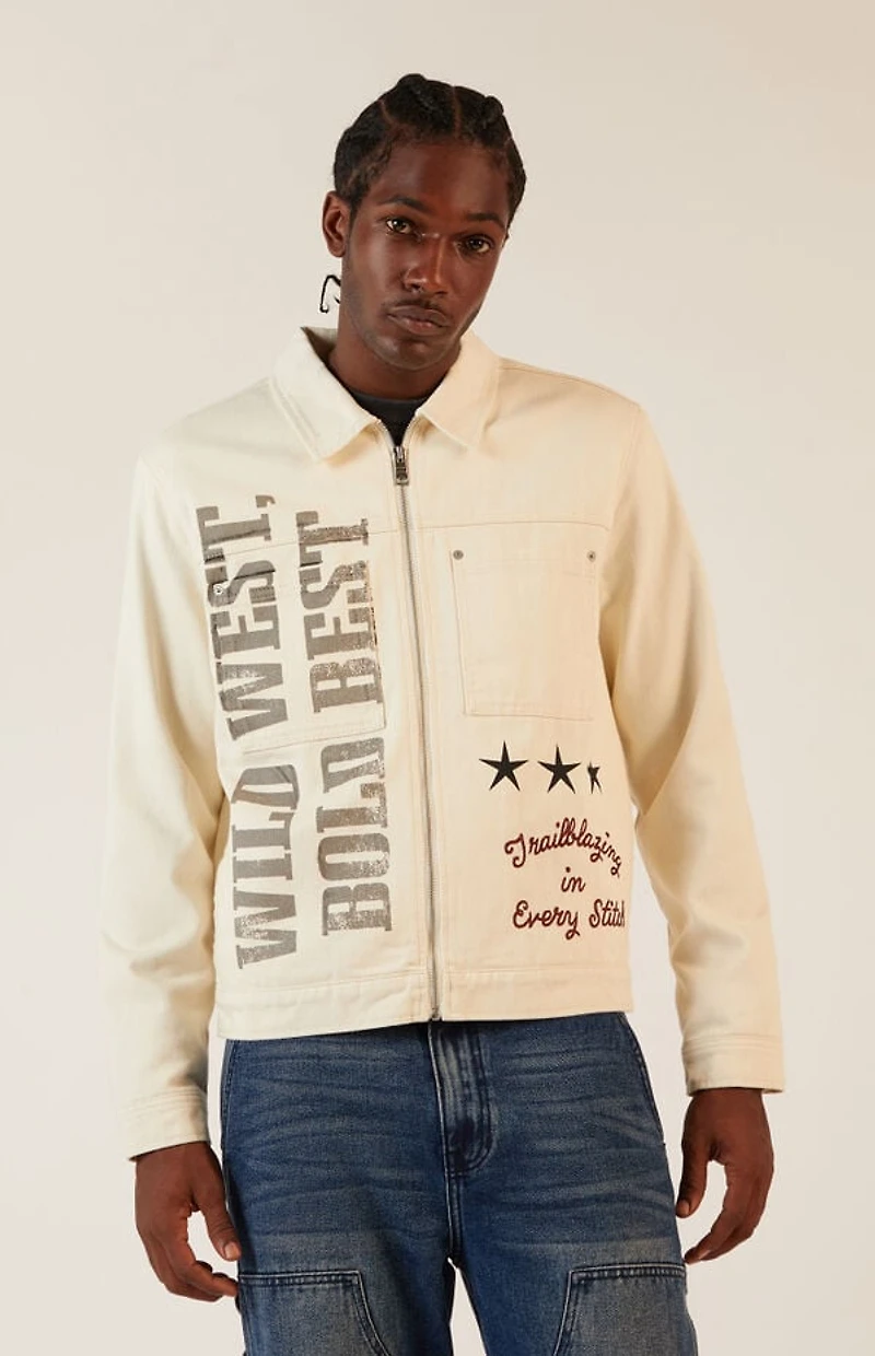 Pacsun Bone California Cowboy Gas Jacket