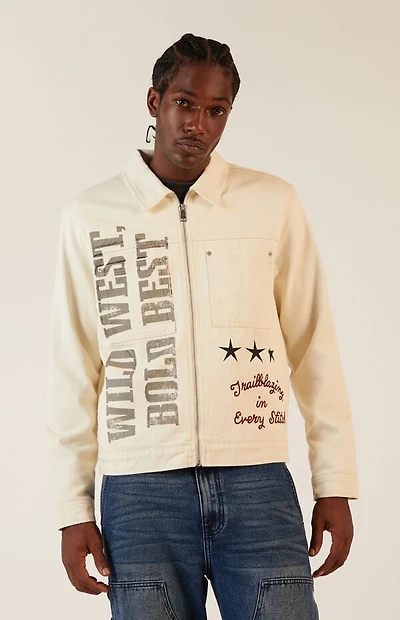 Pacsun Bone California Cowboy Gas Jacket