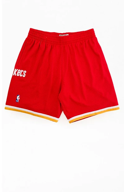 Mitchell & Ness Rockets Swingman Basketball Shorts