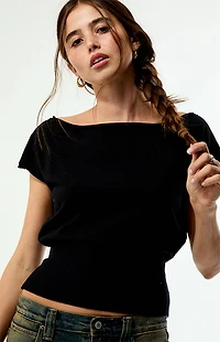 Your Favorite Eva Short Sleeve Sweater T-Shirt