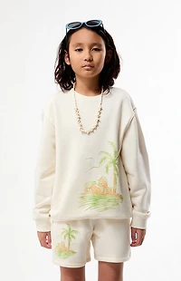 Pacsun Kids Palm Tree Crew Neck Sweatshirt