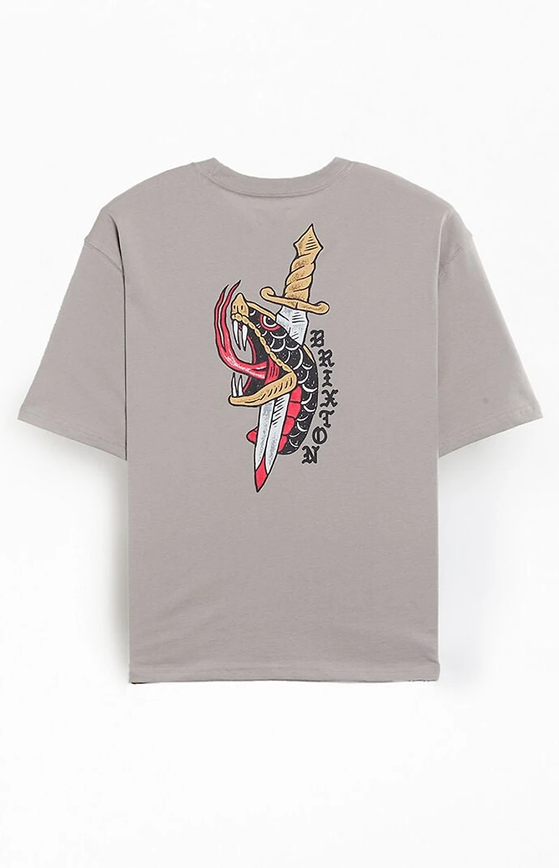 Brixton Sword Boxed Cropped T-Shirt