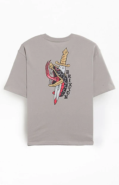 Brixton Sword Boxed Cropped T-Shirt