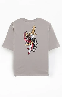 Brixton Sword Boxed Cropped T-Shirt