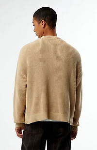 Pacsun Palm Grove Lounge Ribbed Crew Neck Sweater
