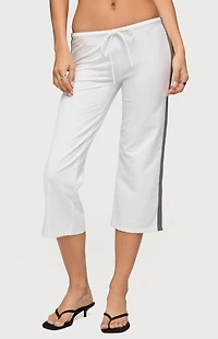 Edikted Milene Contrast Terry Capri Pants