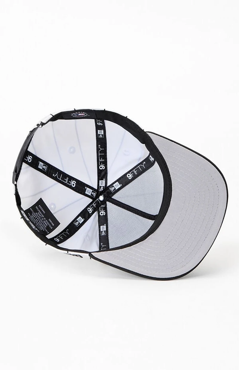 New Era Chicago White Sox 9FIFTY Satin Pinstripe Snapback Hat