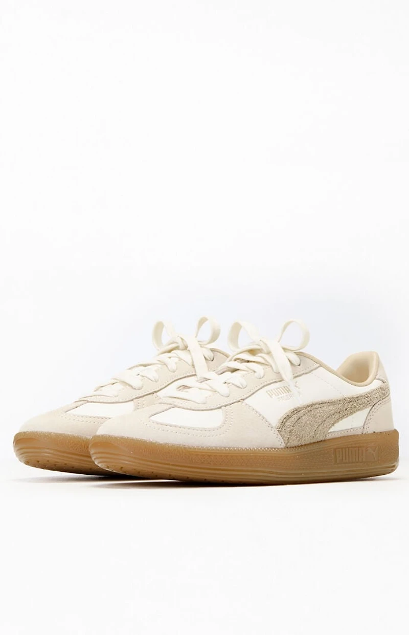 Puma Cream Palermo Elevated Sneakers