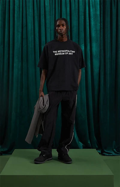 The Met x Pacsun Black Oversized Raglan T-Shirt