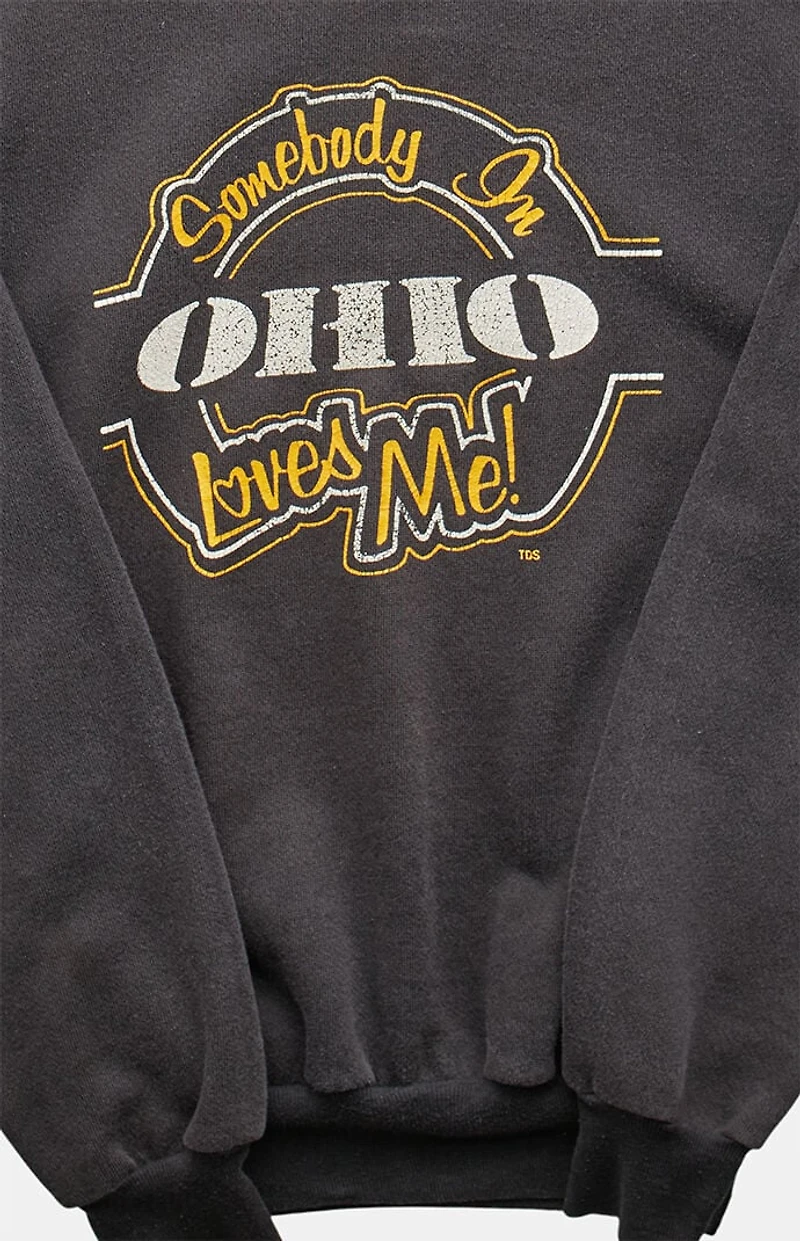 PS VINTAGE '90s Somebody in Ohio Loves Me Crew Neck Sweatshirt