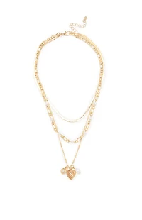 LA Hearts Paloma Pearl Layered Necklace