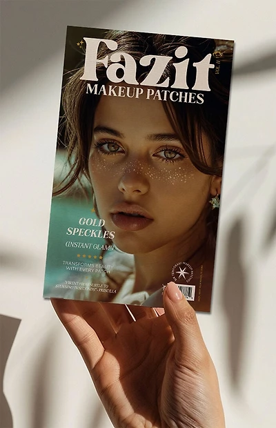 FAZIT BEAUTY Gold Glitter Freckles Makeup Patches