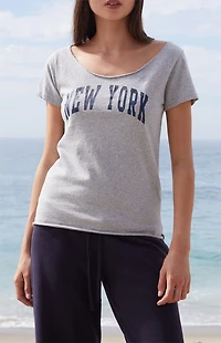 John Galt Silver Robyn New York Off-The-Shoulder Top