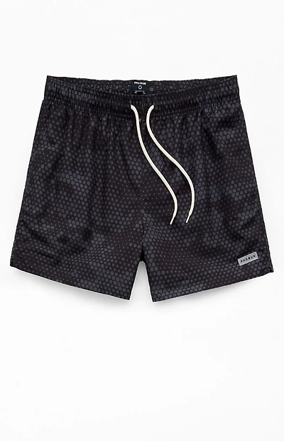 Pacsun Midnight Camo AOP 4.5'' Swim Trunks