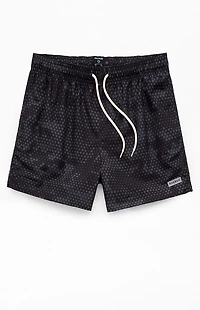 Pacsun Midnight Camo AOP 4.5'' Swim Trunks