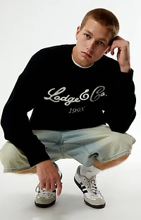 Pacsun Lodge Ribbed Knit Crew Neck Sweater