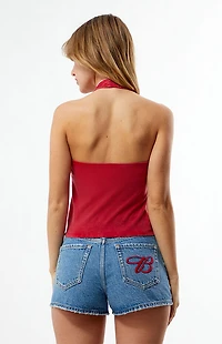 Budweiser By PacSun Emory Vintage High Waisted Denim Shorts