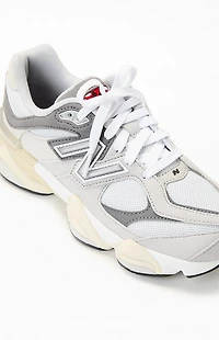 New Balance Kids Grey & White 9060 Shoes