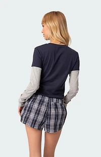 Edikted Mood Layered Long Sleeve T-Shirt