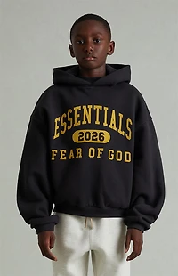Fear of God ESSENTIALS Kids Vintage Black Classic Hoodie