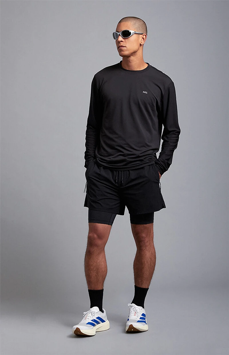 A.R.C. Active Black Performance Long Sleeve T-Shirt