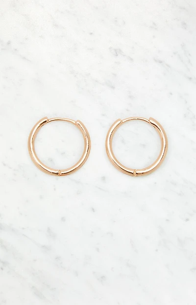 John Galt Gold Hoop Earrings