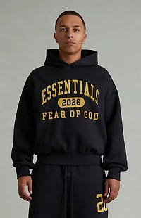 Fear of God ESSENTIALS Vintage Black Classic Fit Hoodie