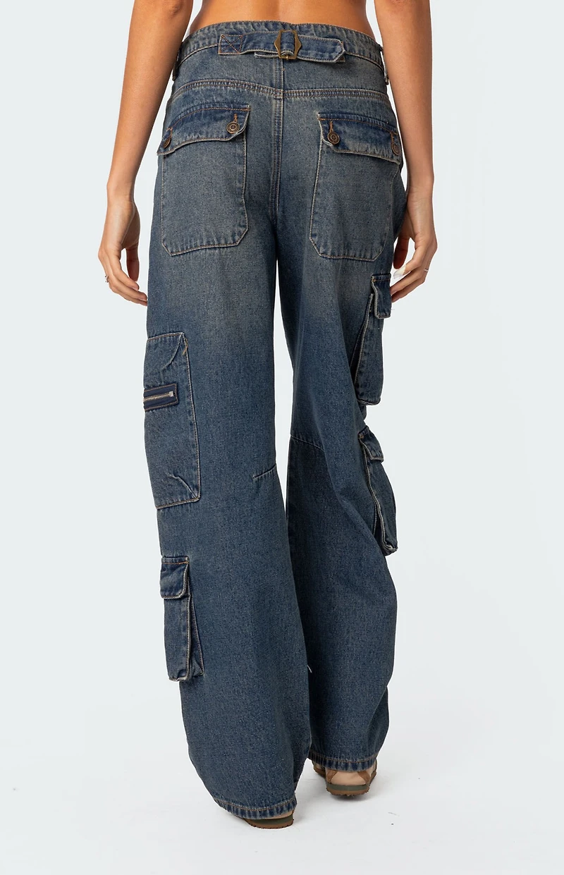 Edikted Baggy Boyfriend Cargo Jeans