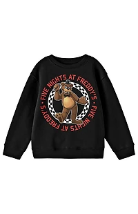 Kids Five Nights at Freddys Freddy's Crew Neck Sweatshirt