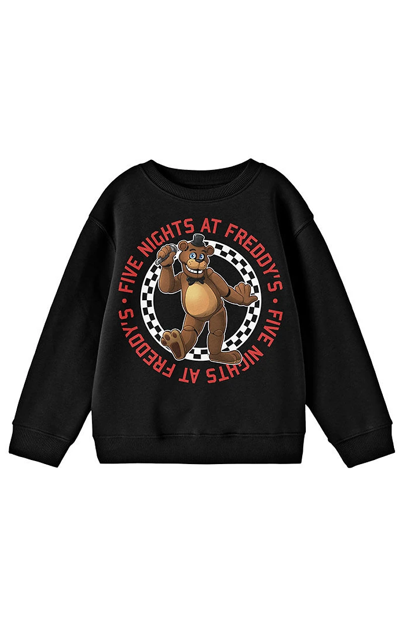 Kids Five Nights at Freddys Freddy's Crew Neck Sweatshirt