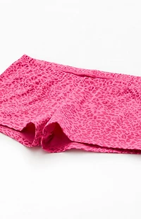 John Galt Pink Leopard Boxer Boyshorts