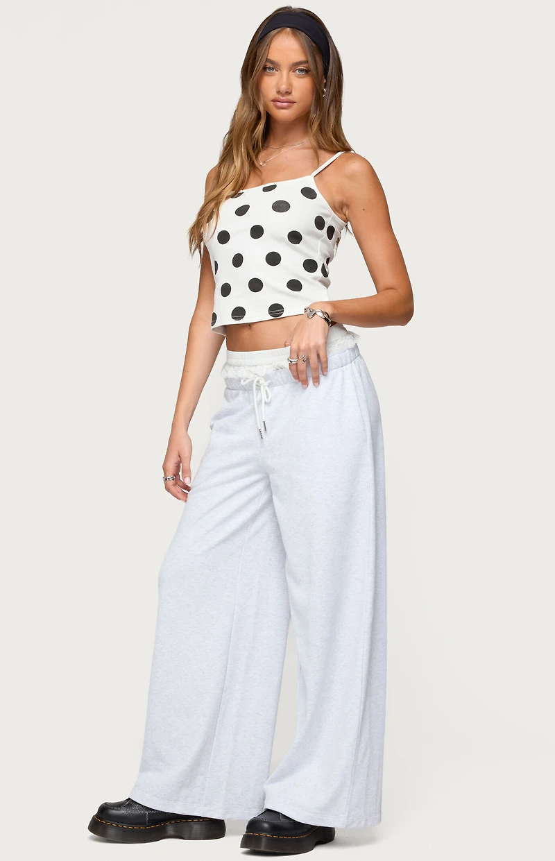 Edikted Lynne Polka Dot Tank Top