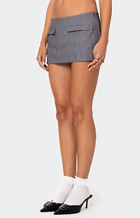 Edikted Magnolia Pinstripe Mini Skort