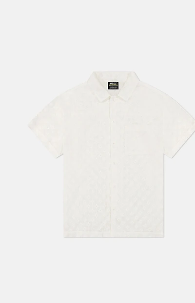 WeSC White Mesh Camp Shirt
