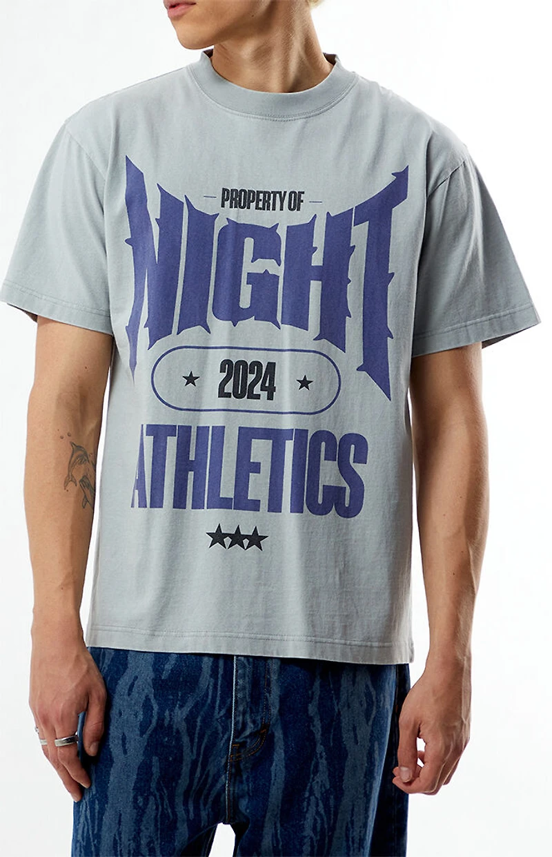 Nightlab Heather Grey Gym T-Shirt