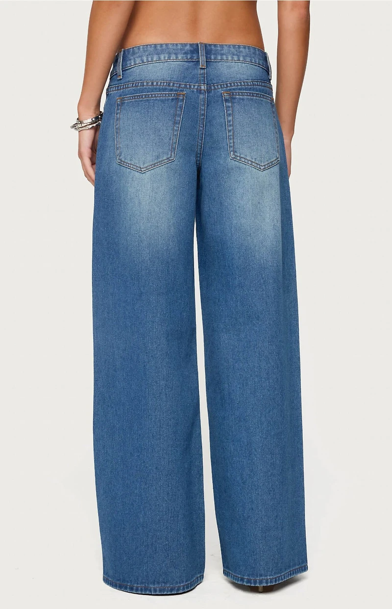 Edikted Linden Low Rise Baggy Jeans